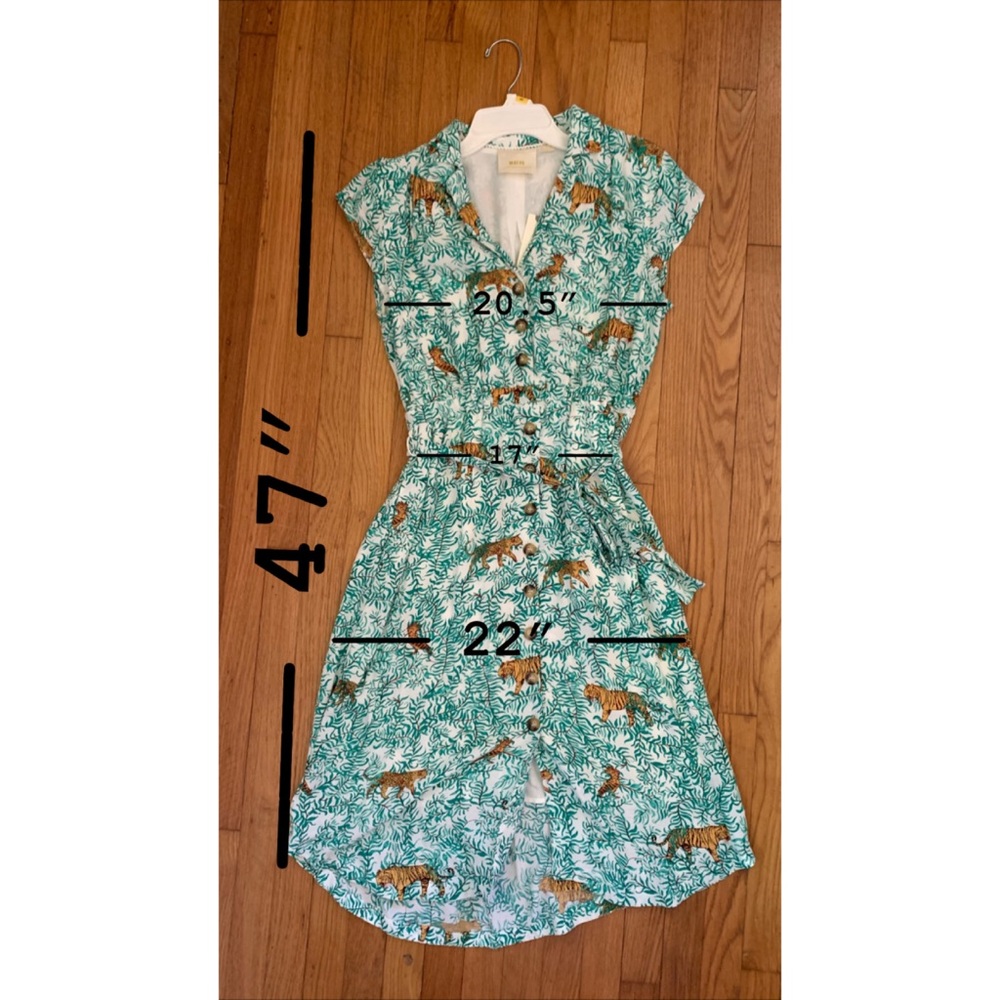 NWT Anthropologie Jungle Catherine Shirt Dress - Picture 7 of 7